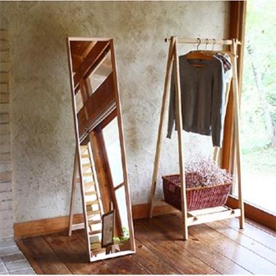 ふるさと納税 高山市 【オークヴィレッジ】 スタンドミラー〔国産材　木製家具〕 TR4045 |  | 01