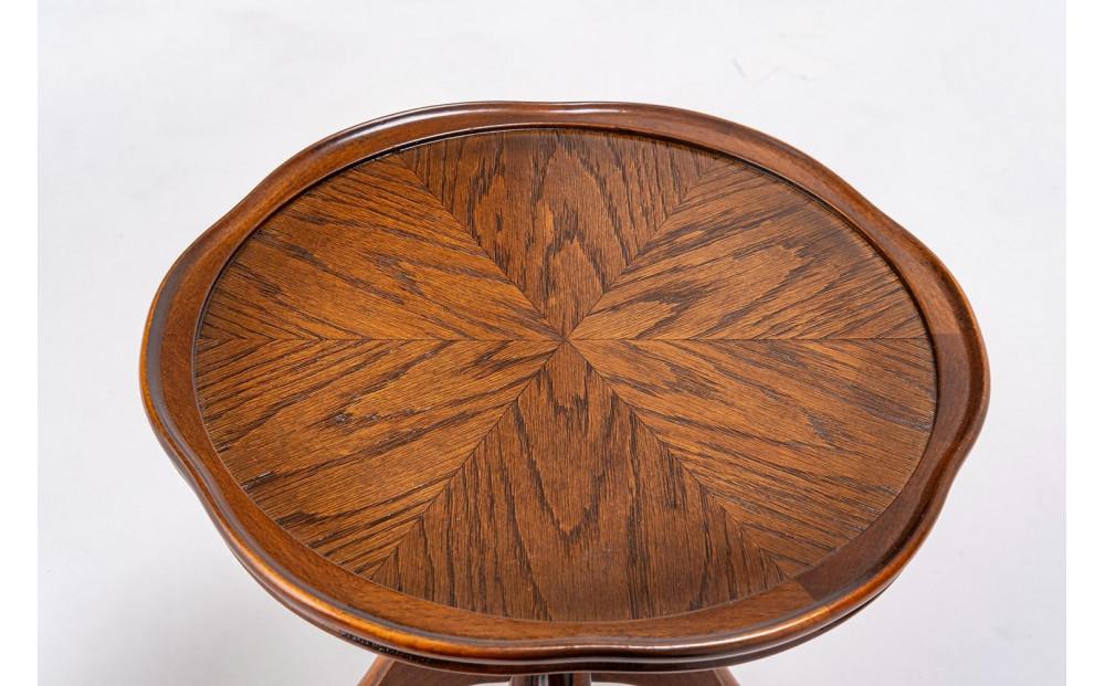 【ブラック】松永工房 Petit. Continue プティ・ティーテーブル ミニチュア家具 1／3家具 ドール家具 ドール 40～60センチ対応 インテリア アンティーク家具 木製 テーブル ねこ脚