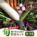 【ふるさと納税】瀬戸内小豆島の旬野菜セット 農家直送 年4回お届け　定期便・野菜・セット・詰合せ・頒布会　お届け：1月・4月・7月・10月