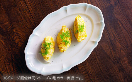 【波佐見焼】ombre de fleur オーバルプレート melodie gray 4枚セット【翔芳窯】[FE485]