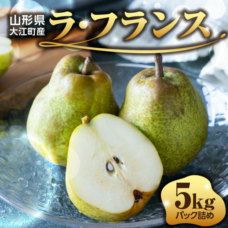 【ふるさと納税】≪先行受付≫ラ・フランス 5kg 14個～20個【2025年11月上旬～順次発送予定】 山形県 大江町 フルーツ 果物 西洋梨 デザート スイーツ 洋梨 ラ・フランス スイーツ 果物の女王 梨 ラフランス