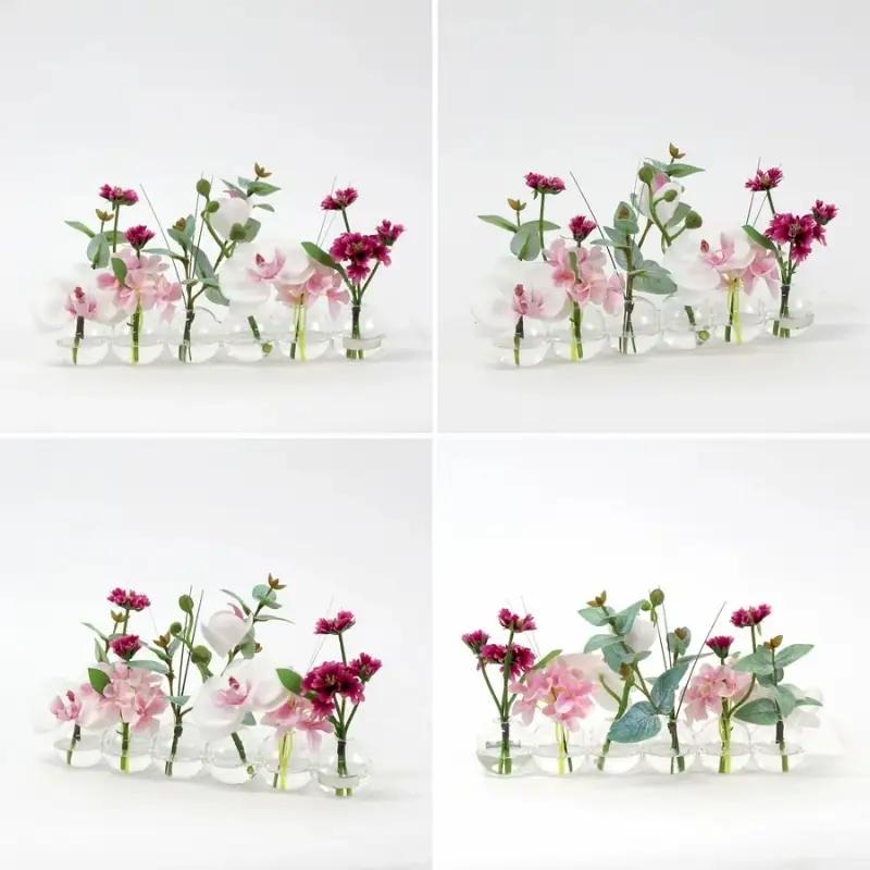 エミリオ・ロバ アートフラワー ファレノプシス リップピンク6輪 造花 胡蝶蘭 ギフト