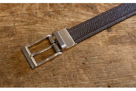 SHRUNKEN LEATHER ELASTIC BELT [KMK-0112]