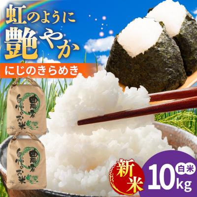 ふるさと納税 糸島市 にじのきらめき 白米 10kg 糸島市産 糸島市 / 糸島の恵み コメ こめ ご飯 [AGR014]