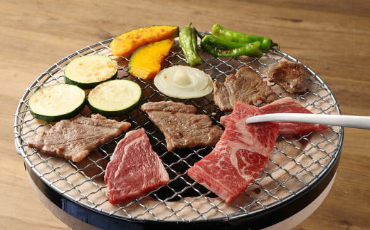 【3ヶ月定期便】 赤牛 焼肉用 カット（バラ・ロース）約500g 計約1.5kg 牛肉 肉 あか牛 焼き肉 焼肉 ヘルシー 熊本県産 冷凍 定期便