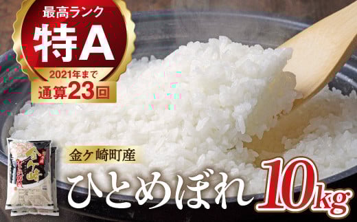 【6月上旬発送】令和6年産 ひとめぼれ 10kg 白米 岩手ふるさと米 米 小分け 袋 ｜ お米 コメ 5キロ 災害 備蓄 防災セット 非常食 白飯 ごはん 炊飯 レトルト カレー いわて ブランド米 東北 岩手県 金ケ崎町