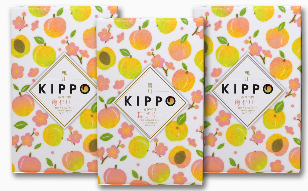 梅のイラストがちりばめられた可愛らしいオリジナルパッケージでお届けします。