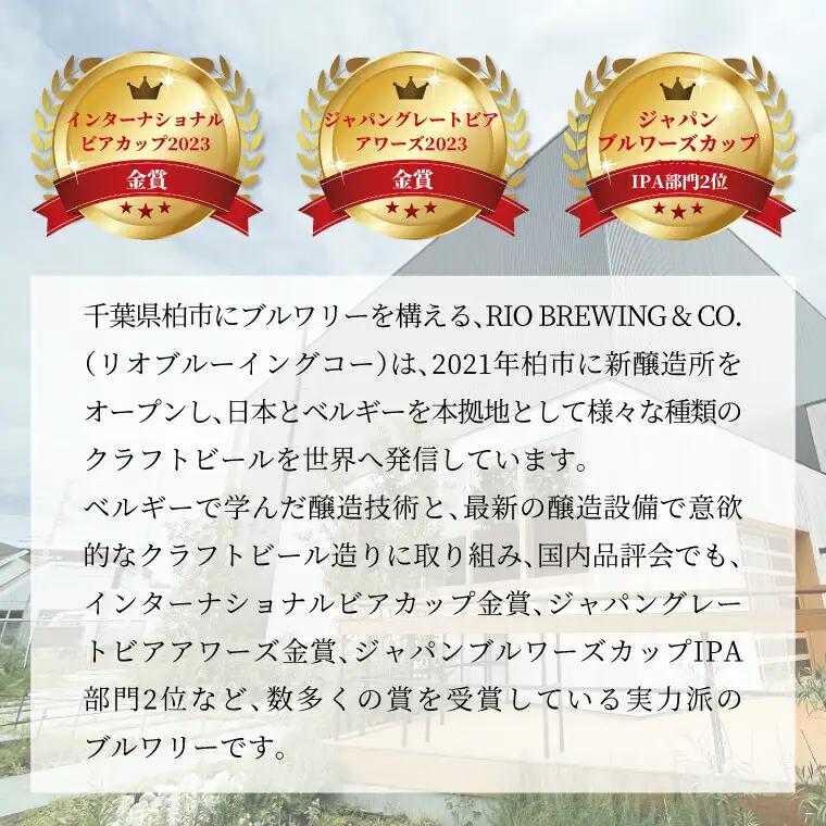 【クラフトビール】飲み比べ350ml缶×6種6本セット 〈 国内品評会で多数受賞 ビール クラフトビール お酒 缶ビール 詰合せ BBQ バーベキュー 地ビール 箱入り RIOBREWING ギフト 