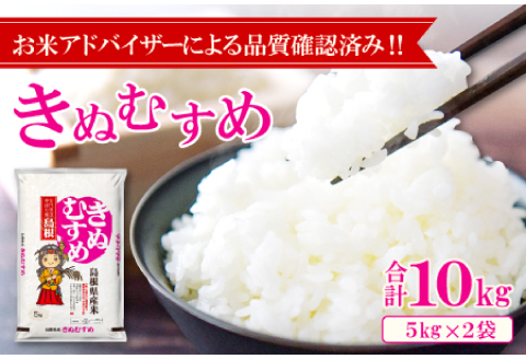 令和6年産 美郷きぬむすめ 10kg（5kg×2袋）【米 お米 精米 白米 ブランド米 きぬむすめ 10kg 5kg×2袋 2024年産】