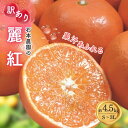 【ふるさと納税】 訳あり麗紅 石本農園の 麗紅(れいこう) 4.5kg S-3L サイズおまかせ 【2025年1月中旬から2月末頃までに順次発送】 家庭用 わけあり ワケアリ みかん ミカン 蜜柑 フルーツ 果物 くだもの 産地直送 甘い ジューシー 数量限定 送料無料