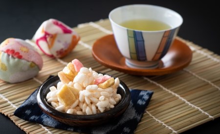 RT-01　昔懐かしい味　ぽん菓子セットA（白米・玄米・あられ）