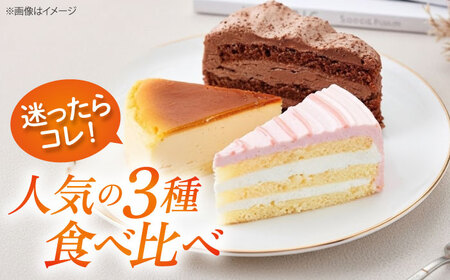 人気カットケーキ食べ比べ12個（4個×3種）（チョコ/ベイクドチーズ/ベリー＆ミルク）合計3箱 【ファミール製菓株式会社】[AKCI024]