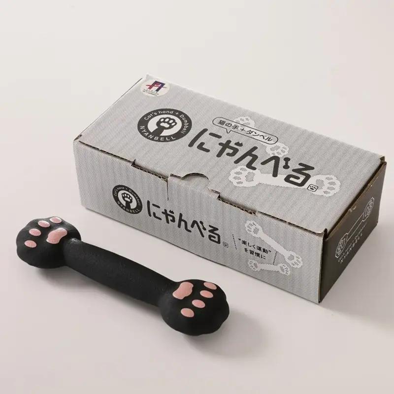ダンベル にゃんべる（猫の手＋ダンベル）500g ゴム 1本