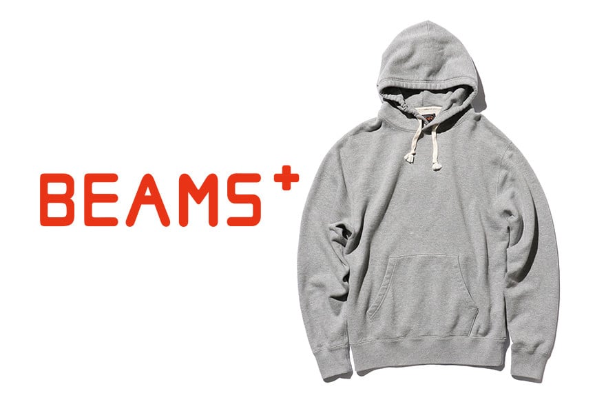 
            【BEAMS PLUS】 スウェットプルオーバー フーディ　グレー　（選べるサイズS〜XL／選べるカラー全４色）
          