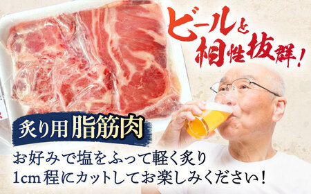 くじらの炙り用脂筋肉 生スライス400g【中島(鯨)商店】[OBR007]