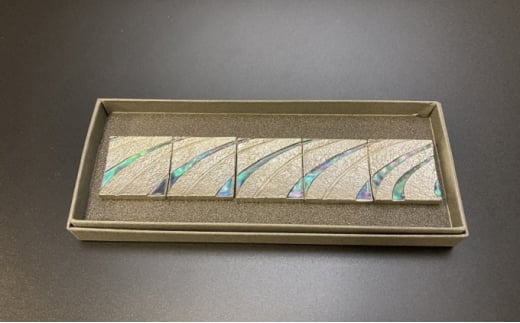 【高岡銅器】「Water surfaceみなも」5個セット  FAD-0402