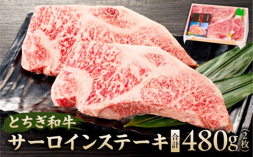 とちぎ和牛サーロインステーキ ns032-004 【牛肉 国産 赤身 2枚 】