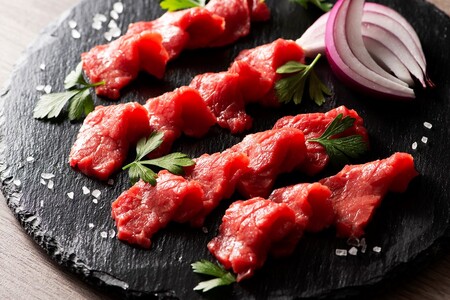 ふじ馬刺し 上赤身4個セット 400g