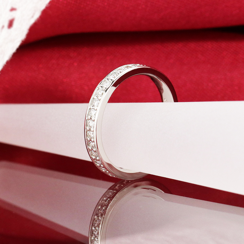 Pt950　0.50ct　ダイヤモンド　フルエタニティリング-R0058
