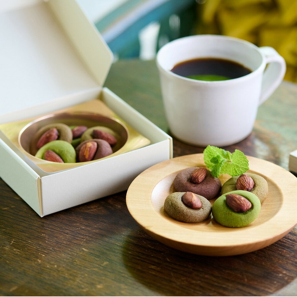 【ふるさと納税】【待望のコラボ企画！】由布院盆地米粉を使用したゆふの雫（アーモンドクッキーとドリップコーヒー 3袋） | クッキー チョコレート 抹茶 ほうじ茶 紅茶 スイーツ お菓子 デザート お取り寄せ 湯布院 由布院 ゆふいん