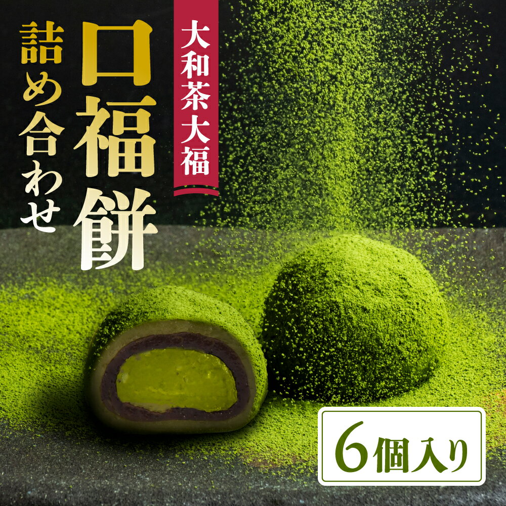 【ふるさと納税】 大和茶大福 口福餠 詰め合わせ 6個入り 御中元 プレゼント スイーツ 大和茶 大福 奈良 誕生日 御祝 内祝 お取り寄せ 和菓子 お菓子 スウィーツ デザート 高級 お土産 お祝い 贈り物 新年 楽天 通販 返礼品 寄付 ギフト 故郷納税 なら 6-291