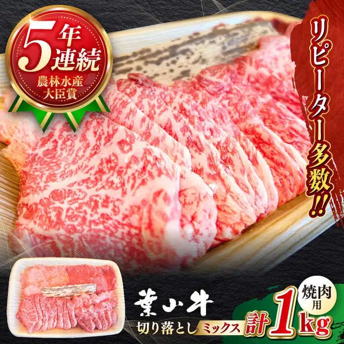 葉山牛 1kg　焼肉用ミックス  ／ 焼肉   [ASBD013]