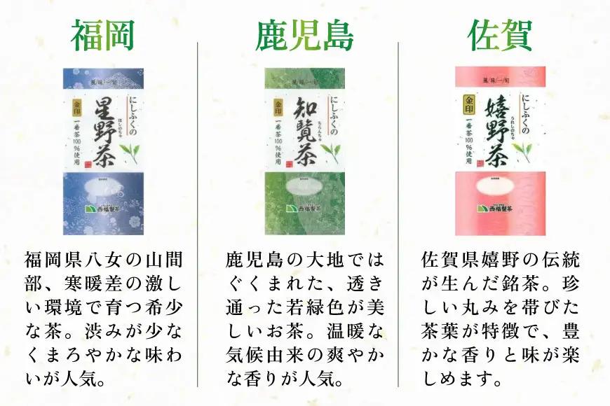 緑茶 飲み比べ 九州 一番摘み 銘茶 5種 各2本 お茶