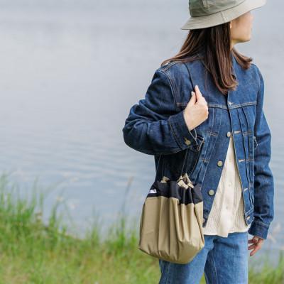 ふるさと納税 岸和田市 izatoki防水バッグ S　beige