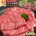 【ふるさと納税】 牛肉 くまもと黒毛和牛 サーロイン リブロース ローススライス 600g 牛肉 冷凍 《30日以内に出荷予定(土日祝除く)》 くまもと黒毛和牛 黒毛和牛 スライス 肉 お肉 しゃぶしゃぶ肉 すきやき肉 すき焼き