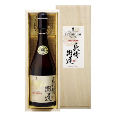 ふるさと納税 壱岐市 本格麦焼酎 長崎街道プレミアム 28度 720ml 桐箱入