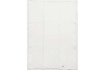 毛布 (毛羽部分綿) シングルサイズ・アイボリー [3565]