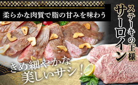 【お中元】宮崎牛サーロインステーキ200g×2_18-2501-SG_(都城市) 都城産宮崎牛 サーロインステーキ 200g×2枚 塩コショー・ステーキソース付き お中元 夏ギフト