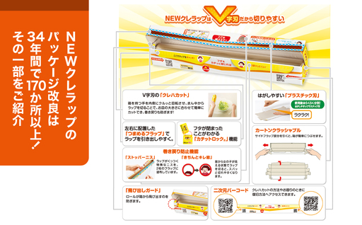 ラップ クレラップ レギュラー50m 8本