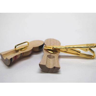 ふるさと納税 黒石市 「こけス」ネクタイピン&帯留め(緑りんご) |  | 03