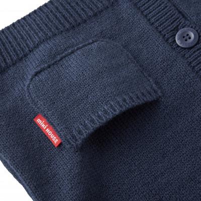 ふるさと納税 南アルプス市 ミキハウス　ニットカーディガン　110cm |  | 03