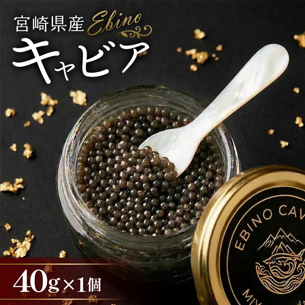 【ふるさと納税】キャビア 国産 40g 冷凍 宮崎県 えびの市産