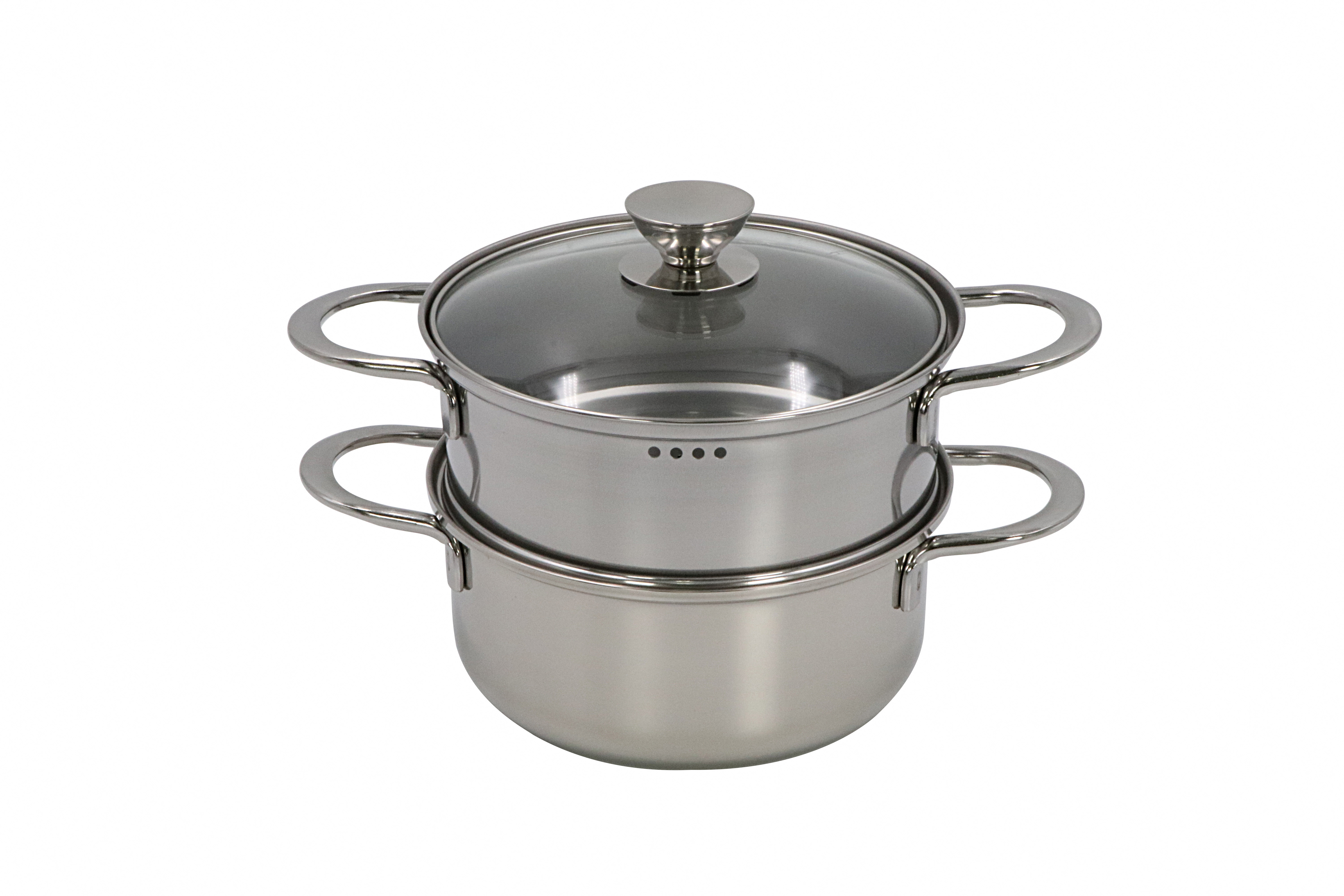 
                  アンモード 三層鋼二段蒸し器18cm FC016070
                