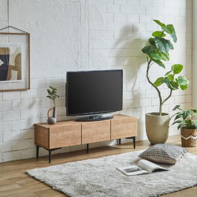 ふるさと納税 大川市 テレビ台 幅120cm 高さ39cm 奥行35cm ナチュラル ローボード 【フィスバ120TV】