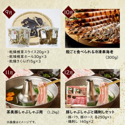 ふるさと納税 南九州市 【発送月固定定期便】南九州市知覧うまいもん定期便全12回 |  | 03