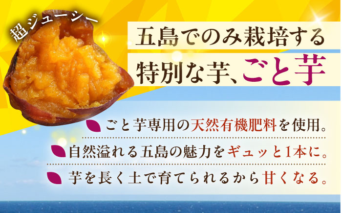 【3年連続日本一！】ごと芋 プレミアム 350g×4袋 / 冷凍 焼き芋 レンジ さつまいも 安納芋 五島市 / ごと [PBY004]