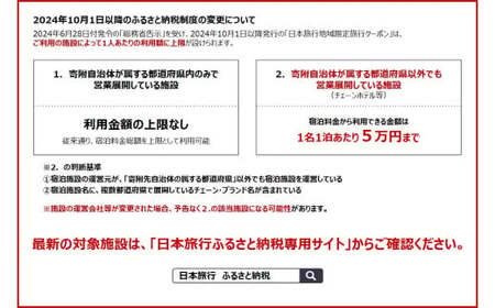 鳥取県米子市　日本旅行地域限定旅行クーポン30,000円分【有効期限:発行から5年】