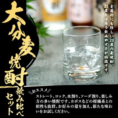 ふるさと納税 佐伯市 大分麦焼酎飲み比べセット (900ml×4本) |  | 01
