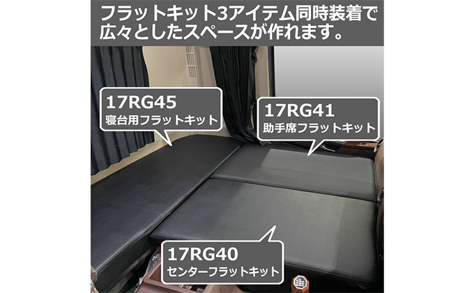 日野 17レンジャー　フラットキット　助手席用（2種） 車 部品 車両 ワイドボディ 標準ボディ ブラックレザー マットブラック 