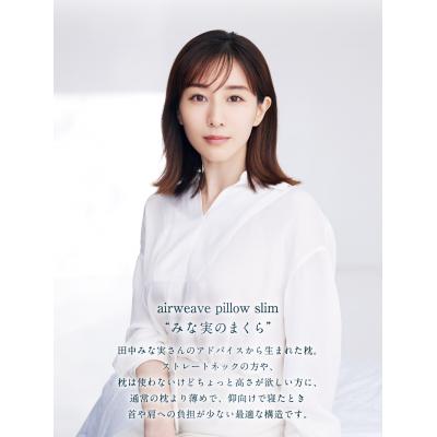 ふるさと納税 幸田町 【期間限定 幸田町大感謝祭】エアウィーヴ ピロースリム “みな実のまくら” 枕 寝具 低め |  | 01