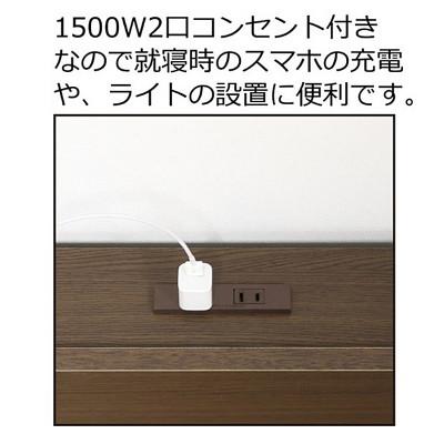 ふるさと納税 海南市 フロアベッド コンセント付き 長さ215×幅104×高さ29cm AKU1021093 |  | 01
