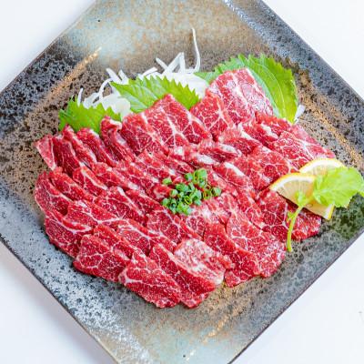 ふるさと納税 和水町 【熊本 と畜】桜屋 特選馬刺しスライス 300g(和水町)