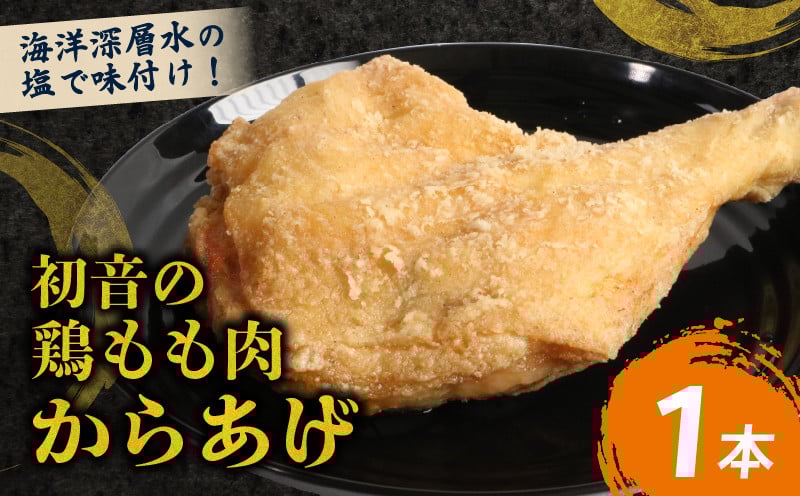 
室戸の恵み！海洋深層水の塩で味付け！初音の鶏もも肉からあげ【１本】

