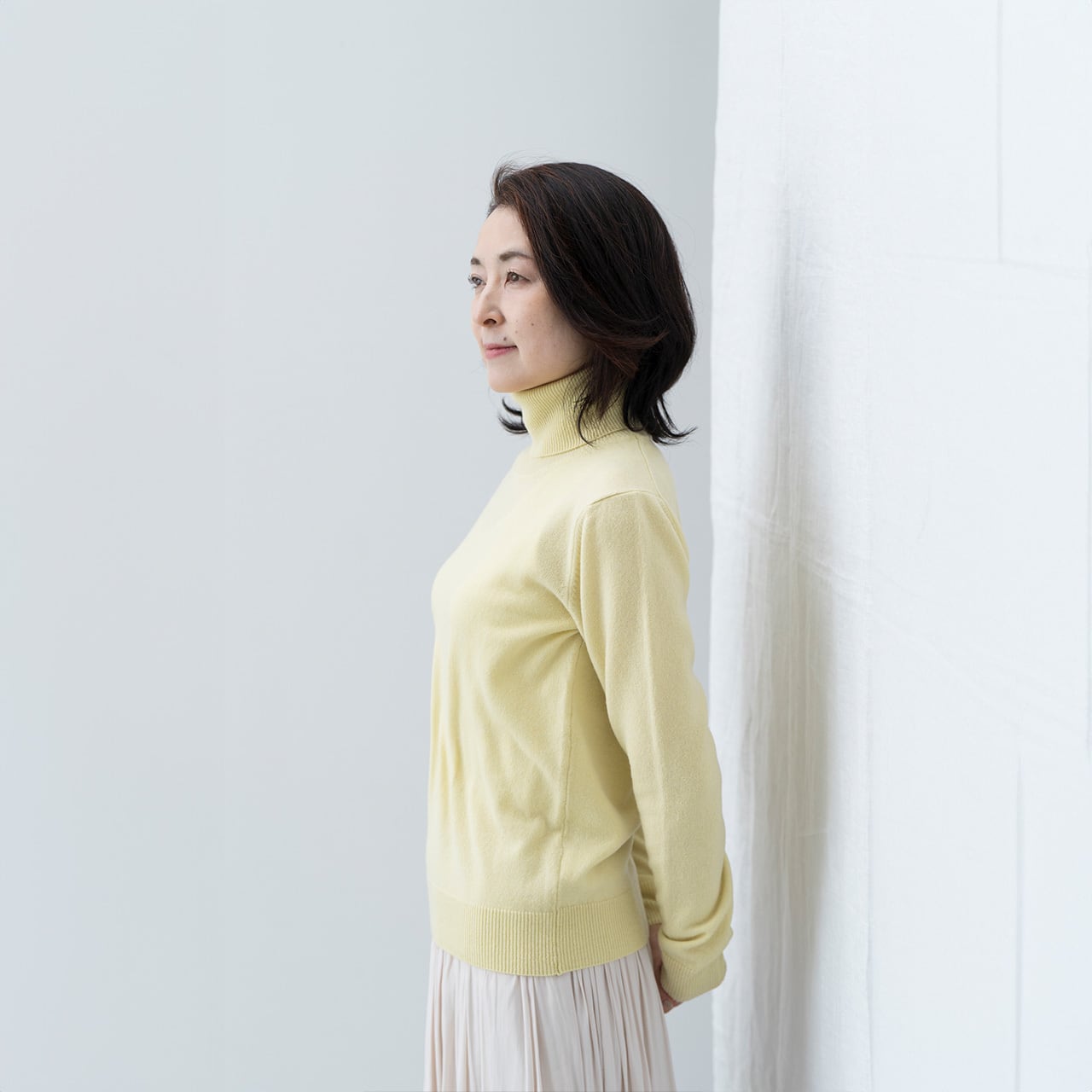 【ふるさと納税】タートル ネック プルオーバー 度詰 女性用 S M L LL カシミヤ 100% レディース ニット セーター ギフト プレゼント 秋 冬 長袖 最高級 薄手 無地 シンプル ≪白田のカシミヤ≫