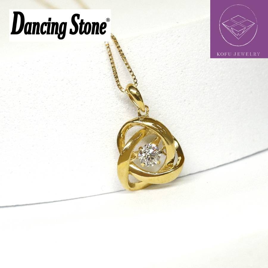 ＜Crossfor＞ダンシングストーン/１８金ダイヤモンドエタニティペンダント　＊ダイヤモンド0.15ct　PD-0006