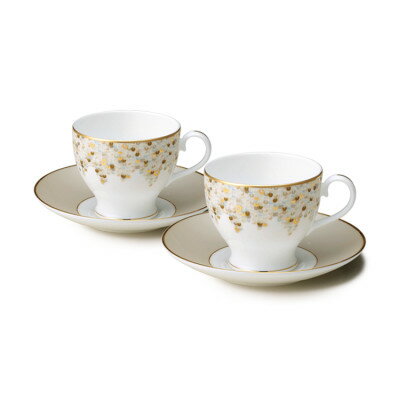 【ふるさと納税】【NIKKO】ペア兼用碗皿セット「スパングルス」《ニッコー食器》(12471-CC24)【1381384】